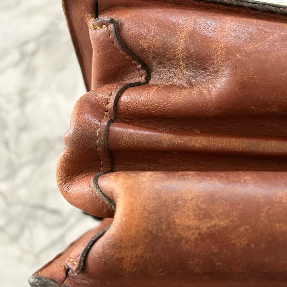 ***SOLD*** VTG 80’s Coach Briefcase British Tan Leather USA No. 1165-364 - Picture 10 of 16